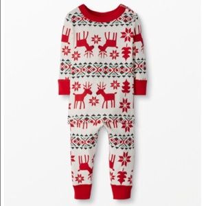 Hanna Andersson Christmas Long John Deer Pajamas